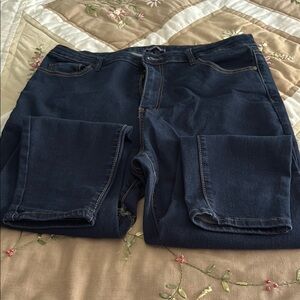 Silver Crush Dark Blue Jeans